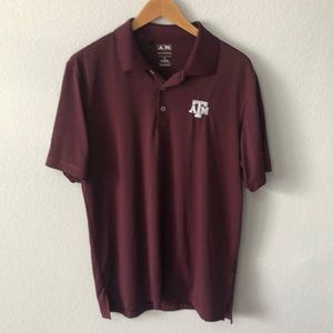 Texas A&M Men’s golf polo in size medium
